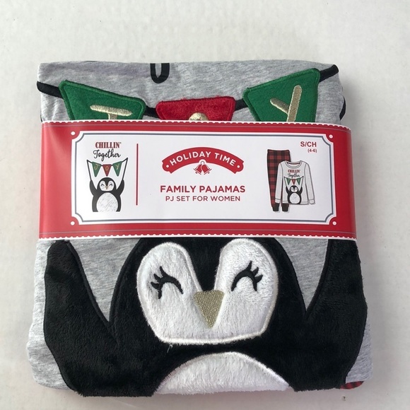HOLIDAY FAMILY PAJAMAS LADIES PENGUIN SIZE S - Picture 1 of 14
